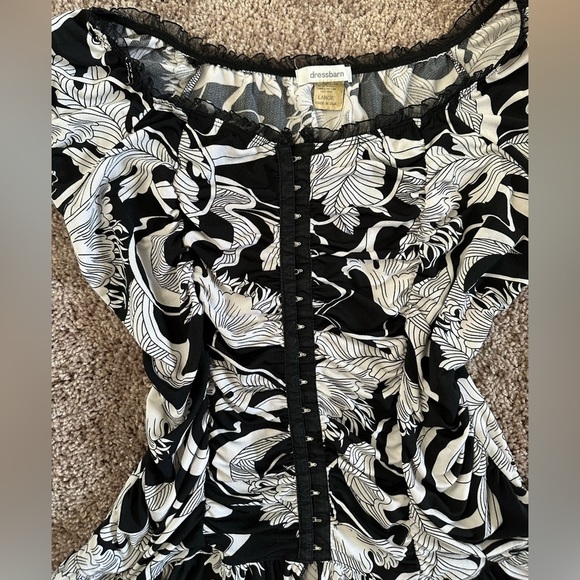 Feminine corset style top Y2K style vintage made in USA paper tag - Picture 4 of 4